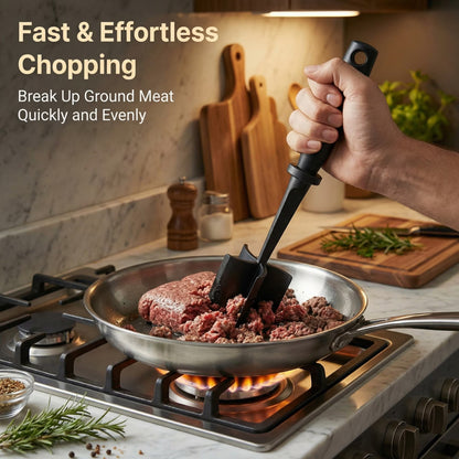 2PCS Ground Beef Chopper Tool, 11×2.36 inch Meat Chopper, Potato masher, Hamburger Smasher Tool, Send Goods from Local Warehouse