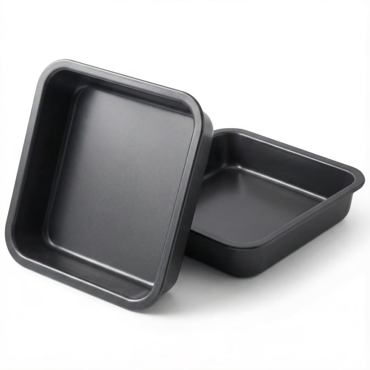 8 Inch Square Non-Stick Bake Pan, Rustproof Construction for Cakes & Lasagna, Dishwasher Safe & Easy Clean
