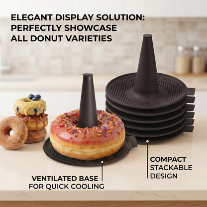 Bagel Maker Silicone Molds, Bagel Mold and Bagel Pan Baking Set, Nonstick Reusable Bagel Making Kit Silicone Donut Pan for Home Baking DIY, 6 Pack
