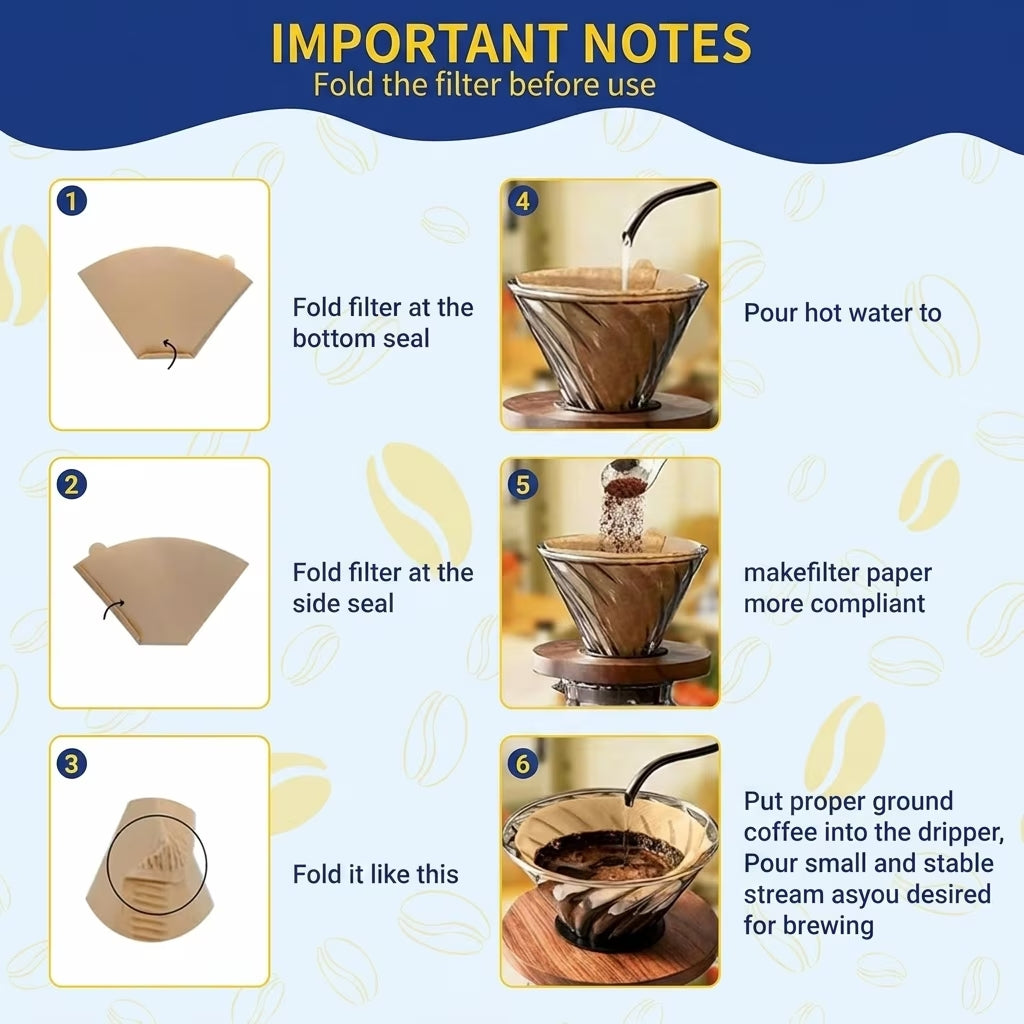 200 Pcs #4 Cone Coffee Filters 8-12 Cup, Unbleached Natural Paper Filters, Compatible with Ninja, Moccamaster, Pour Over & Drip Coffee Makers