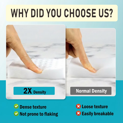 2X Density Melamine Cleaning Sponges, Extra Thick Non-Scratch Magic Eraser Pads for Kitchen, Bathroom, Dishes & Walls, Tough Stain & Grease Removal Household Cleaner (20-Pack)