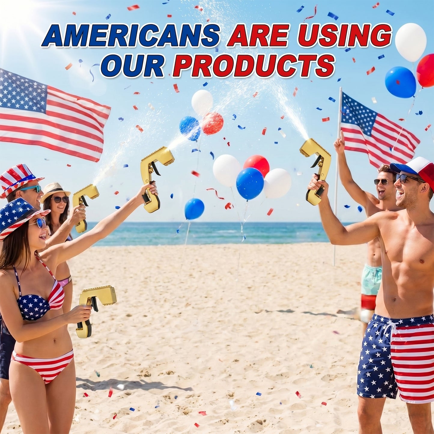 Champagne Gun – Adjustable Beer Sprayer, ABS Material, for Birthday Parties & Celebrations