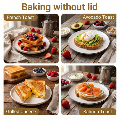 3-Pack Pullman Loaf Pans with Lids – 2.2/1/0.8lb Carbon Steel, Nonstick, Includes 7 Tools