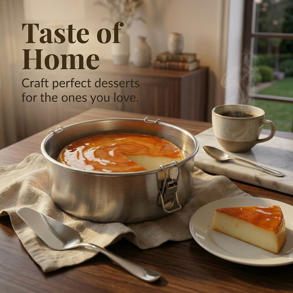 65oz Flanera Pudding Mold, Molde Para Flan Compatible with 6-8 Quart Instant Pot, Stainless Steel Flan Pan, Send Goods from Local Warehouse