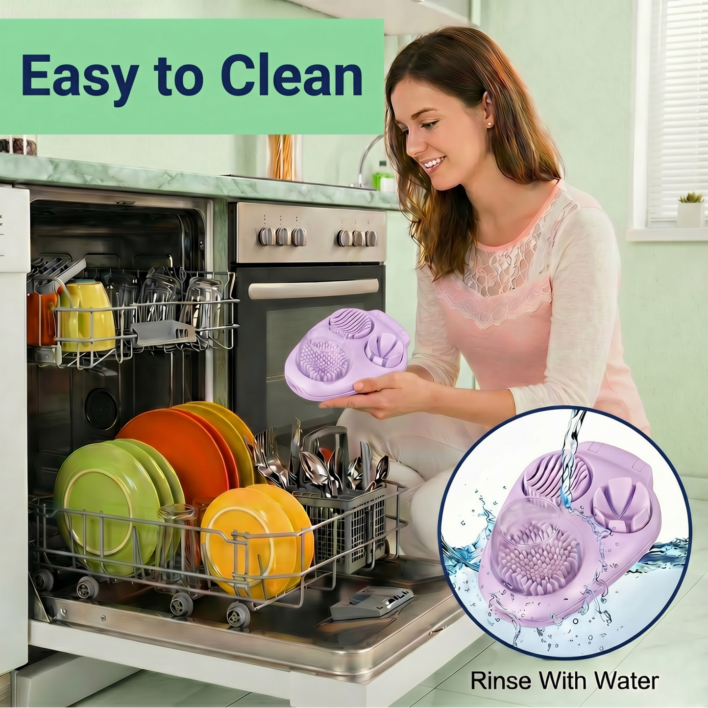 Multipurpose Egg Slicer for Hard Boiled Eggs, Sturdy Kitchen Chopper with Wire Grids, Reliable Egg Slicer Stainless Steel Tool for Soft Fruits, Purple