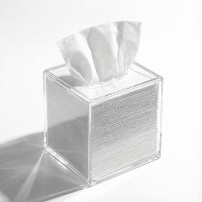 Acrylic Napkin Holder for Bathroom Kitchen Bedroom Office Hotel, Clear Tissue Box Holder, Clear Tissue Box - Send Goods from Local Warehouse