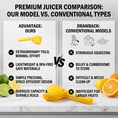 Lemon Squeezer Manual, Citrus Juicer Handheld Lemon Juicer Squeezer and Lime Squeezer, Fruit Squeezer Hand Press Citrus Press for Kitchen Home Bar BBQ Travel, 1 Pack