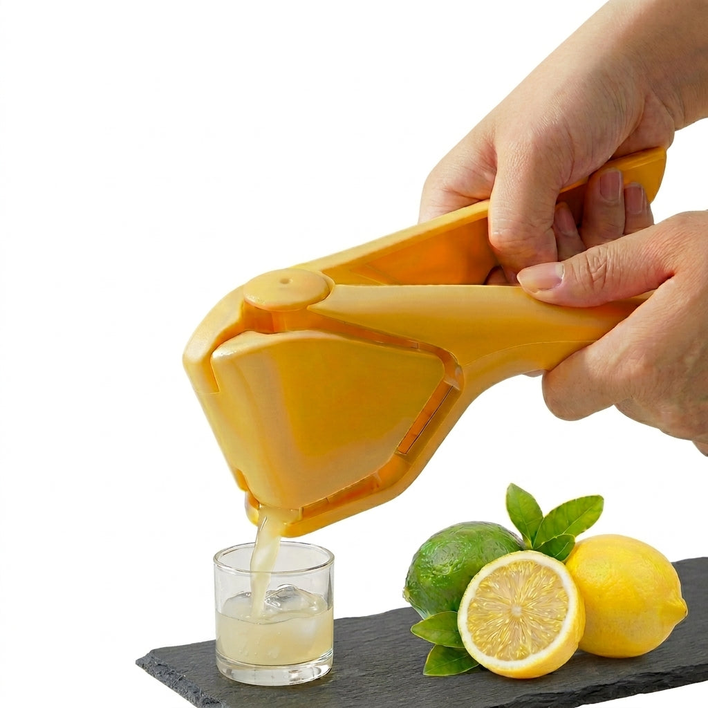 Lemon Squeezer Manual, Citrus Juicer Handheld Lemon Juicer Squeezer and Lime Squeezer, Fruit Squeezer Hand Press Citrus Press for Kitchen Home Bar BBQ Travel, 1 Pack