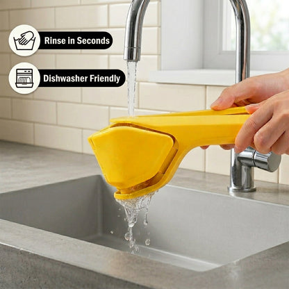 Lemon Squeezer Manual, Citrus Juicer Handheld Lemon Juicer Squeezer and Lime Squeezer, Fruit Squeezer Hand Press Citrus Press for Kitchen Home Bar BBQ Travel, 1 Pack
