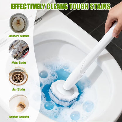 Toilet Bowl Wand Refills for Clorox, Disposable Toilet Brush Heads for Bathroom Bathtub（50Count）