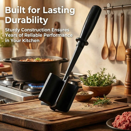 2PCS Ground Beef Chopper Tool, 11×2.36 inch Meat Chopper, Potato masher, Hamburger Smasher Tool, Send Goods from Local Warehouse